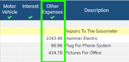 Other Expenses Other Expenses